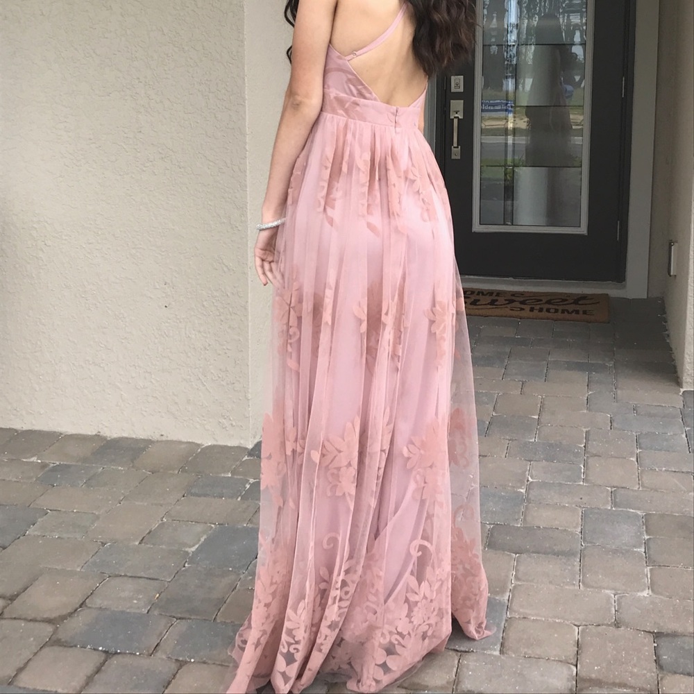 Pink Prom Dress - Picture 2 of 3